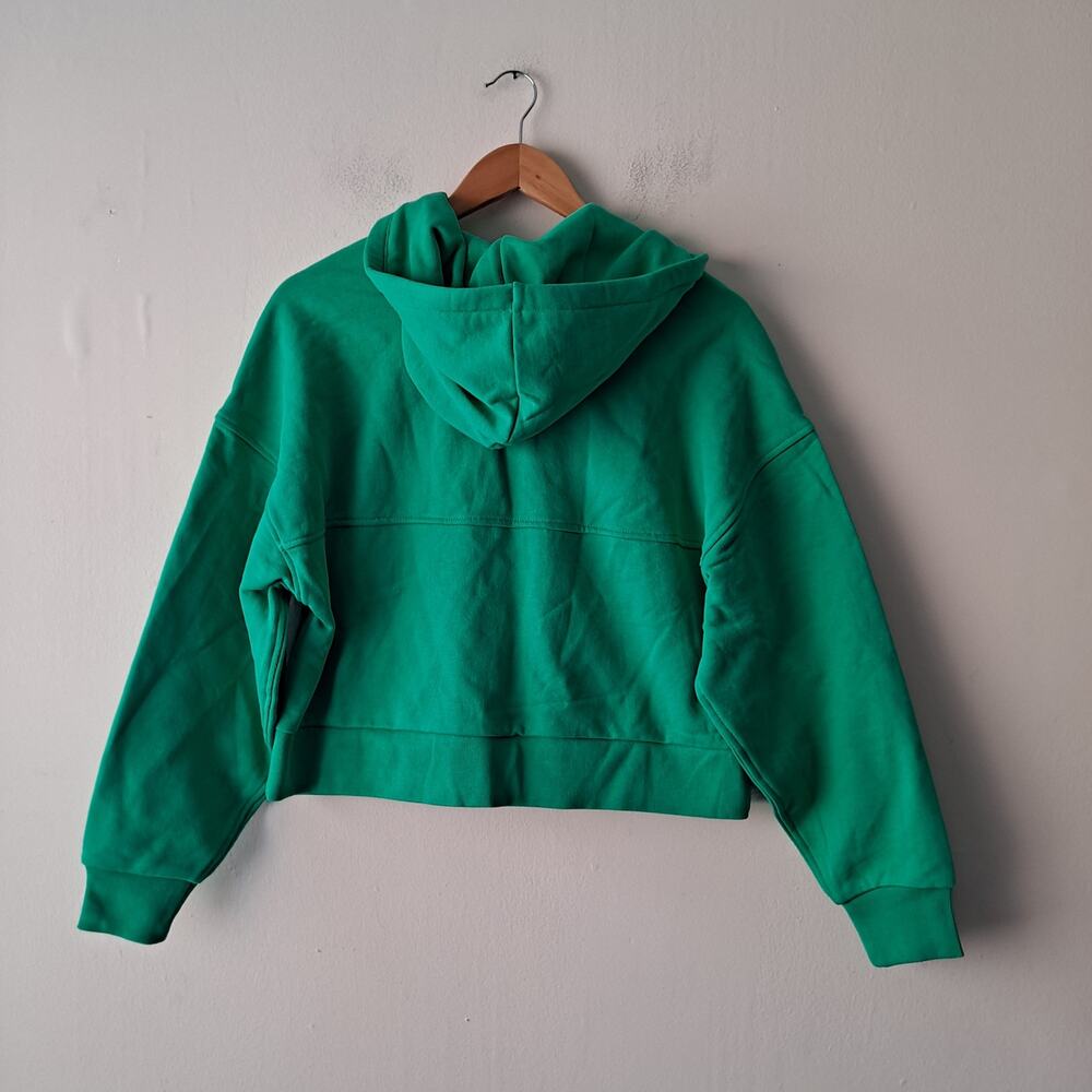 NWT Everlane Track Organic Cotton Hoodie Zip Sweatshirt Mint Green Womens Sz XXS - Picture 5 of 11